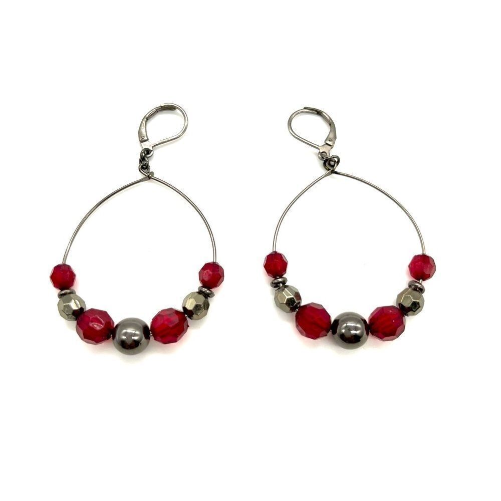 Hoops withย Beads decor